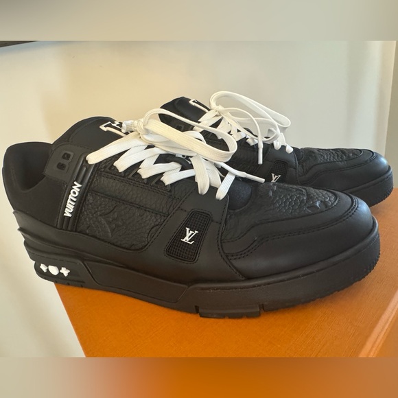 Louis Vuitton Other - Louis Vuitton Black and White Men's Trainer Sneakers - US Size 11